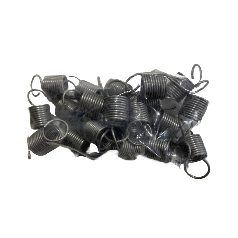 MOLAS DE AÇO REFORÇADAS - Pacote com 100 peças - Versátil para Bird Control e Cercas Elétricas