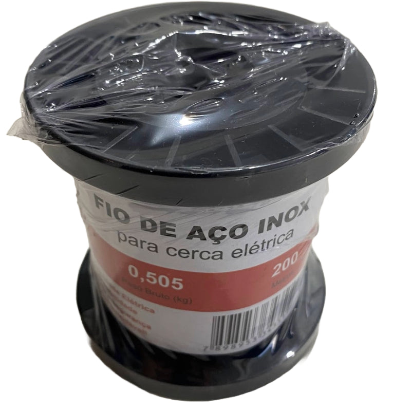 Fio de Aço Inox 060 - 200m: Durabilidade e Resistência Superior - Cerca Elétrica e Bird Control